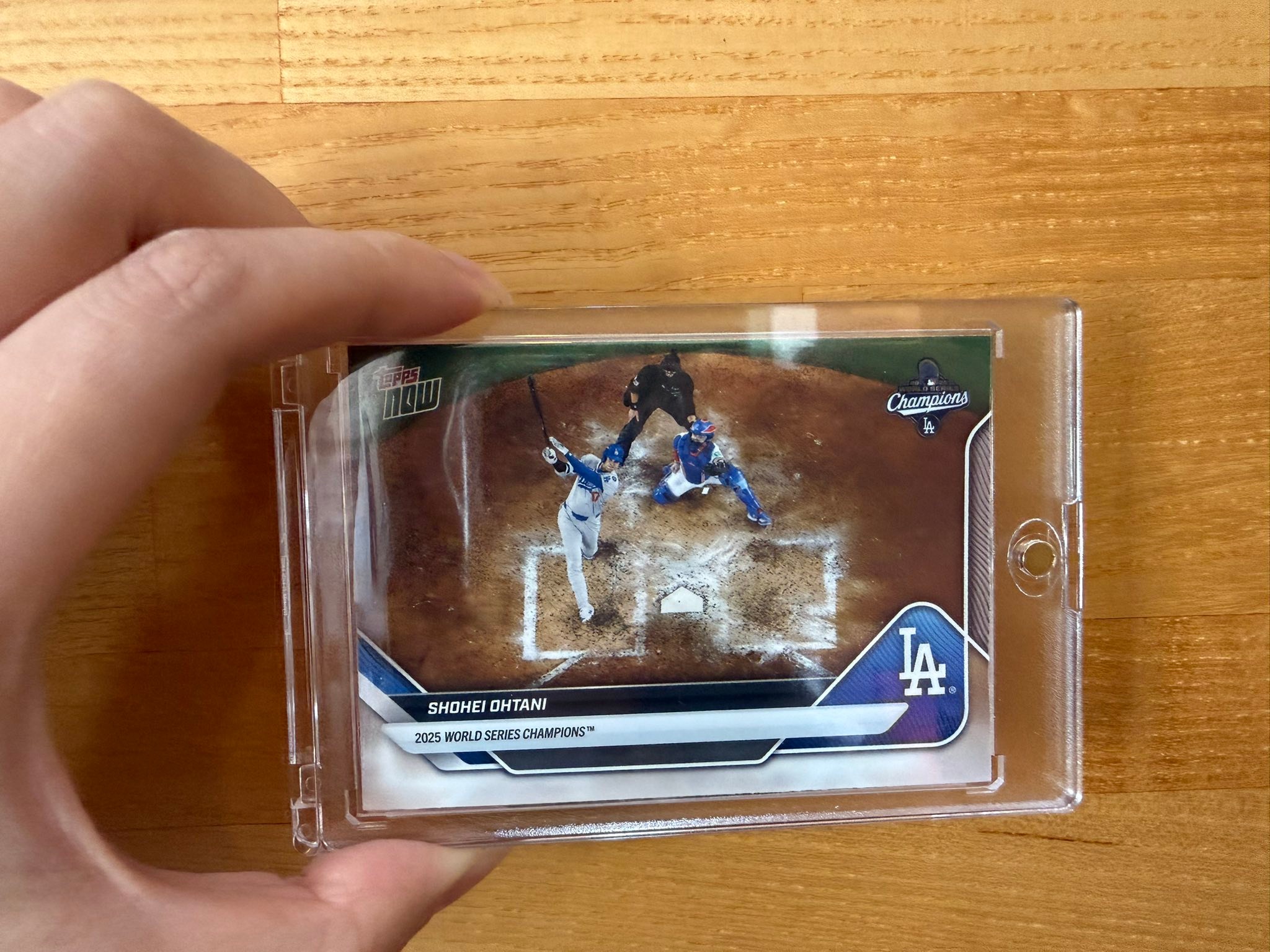 售2025 Topps NOW世界大賽冠軍大谷翔平1SSP(WS-1SSP)（附卡磚） 歡迎私 