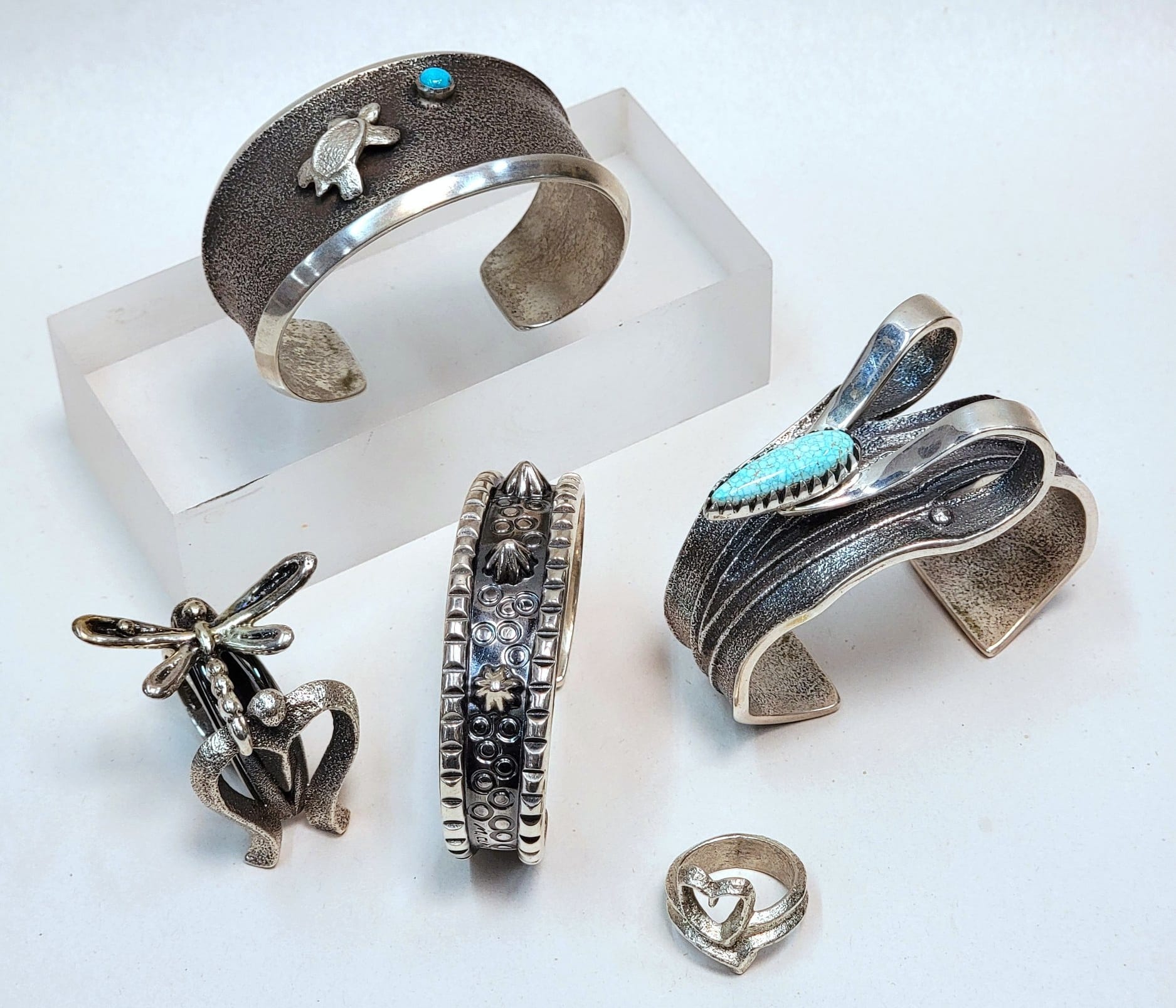Monty Claw's beautiful Navajo jewelry