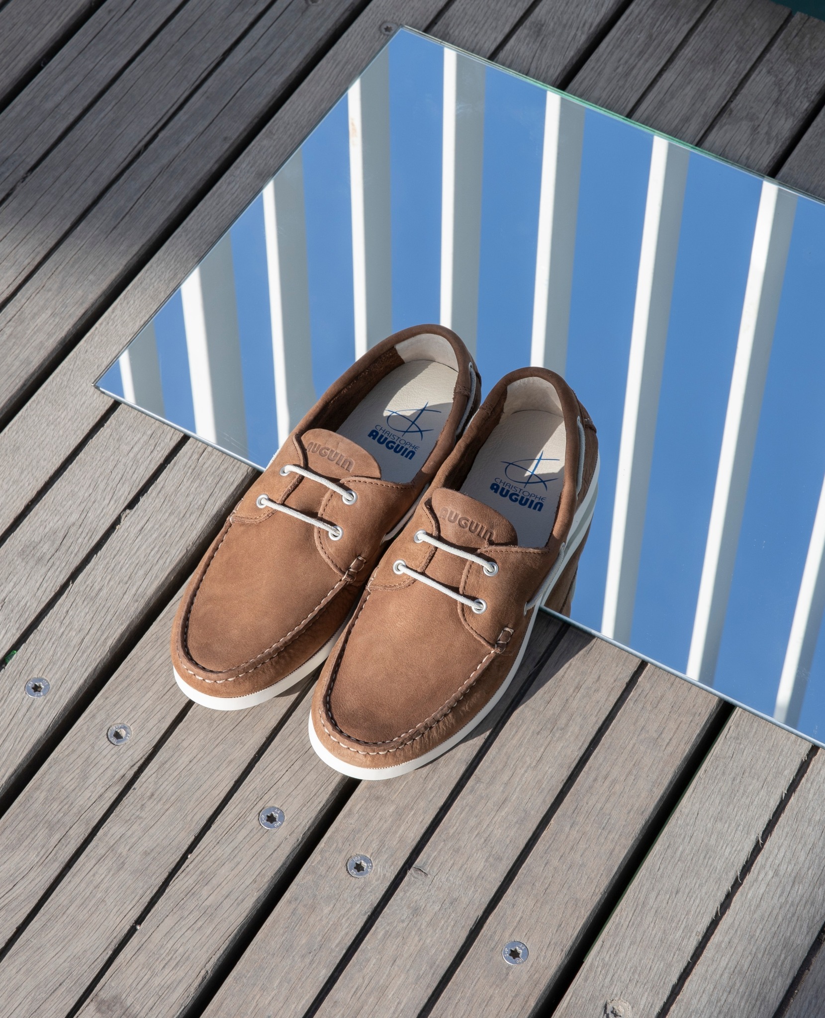 Christophe Auguin City Boat Shoe Yellow/Jaune