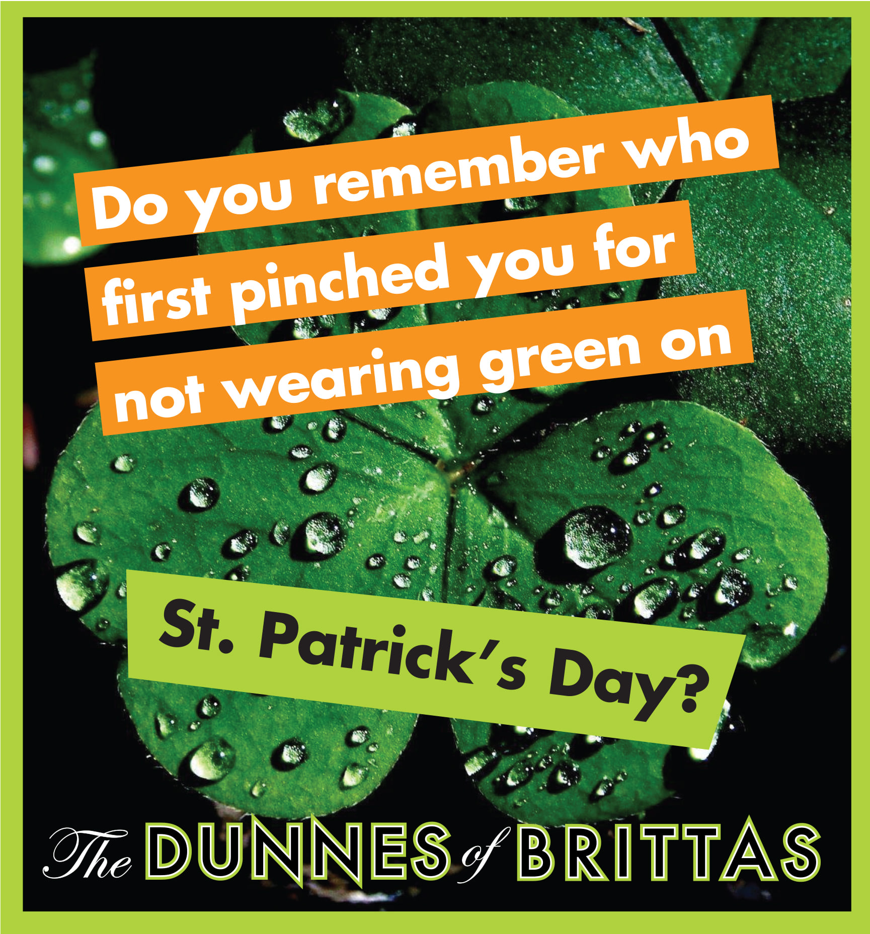 don't wear green in your dressing room Not planning to on St. Patrick's Day? We got you covered. Send this warning out to all friends before March 17th. #jibjab #stpatricksday #pinchme #sarcasticquips Fashion