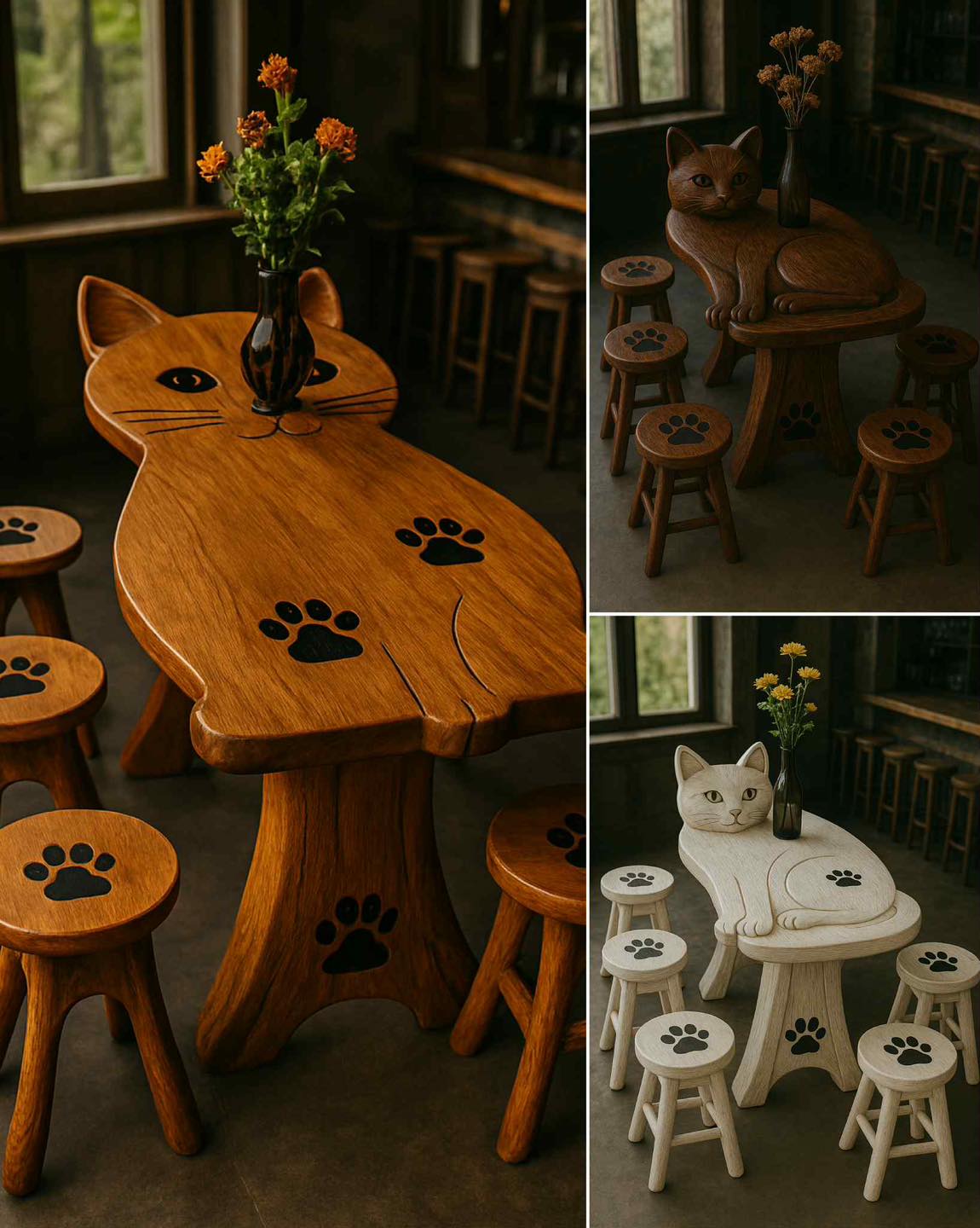 Cats - Wooden Cat Tables ️ | Facebook