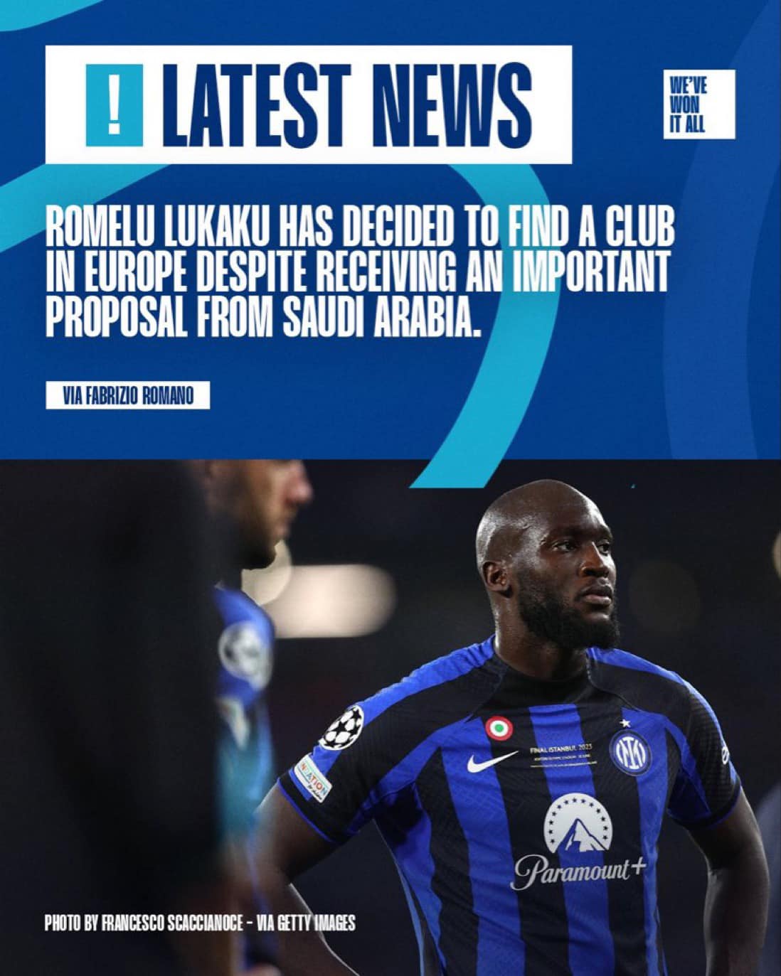 Romelu Lukaku's father Roger Menama Lukaku: 