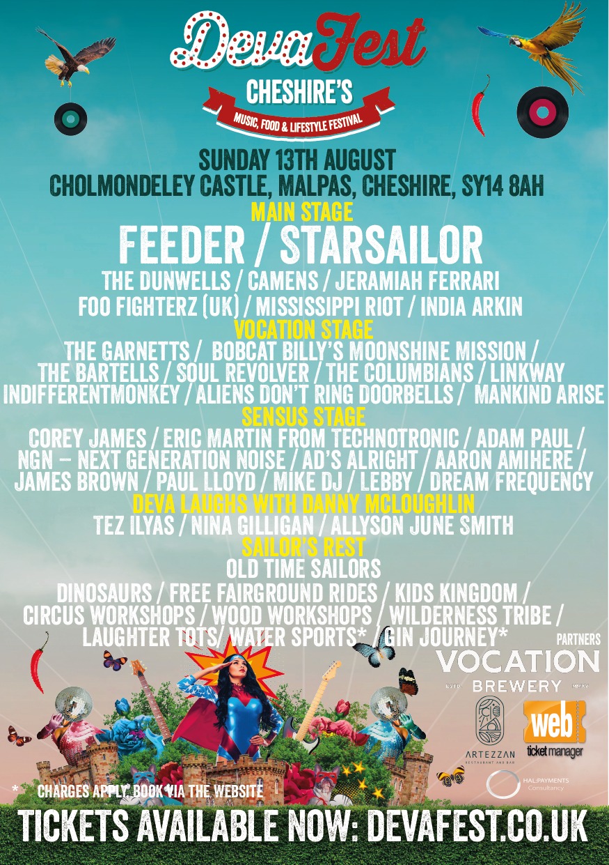 Deva - Eight weeks today.... Here's your Sunday Day Split Main Stage ...