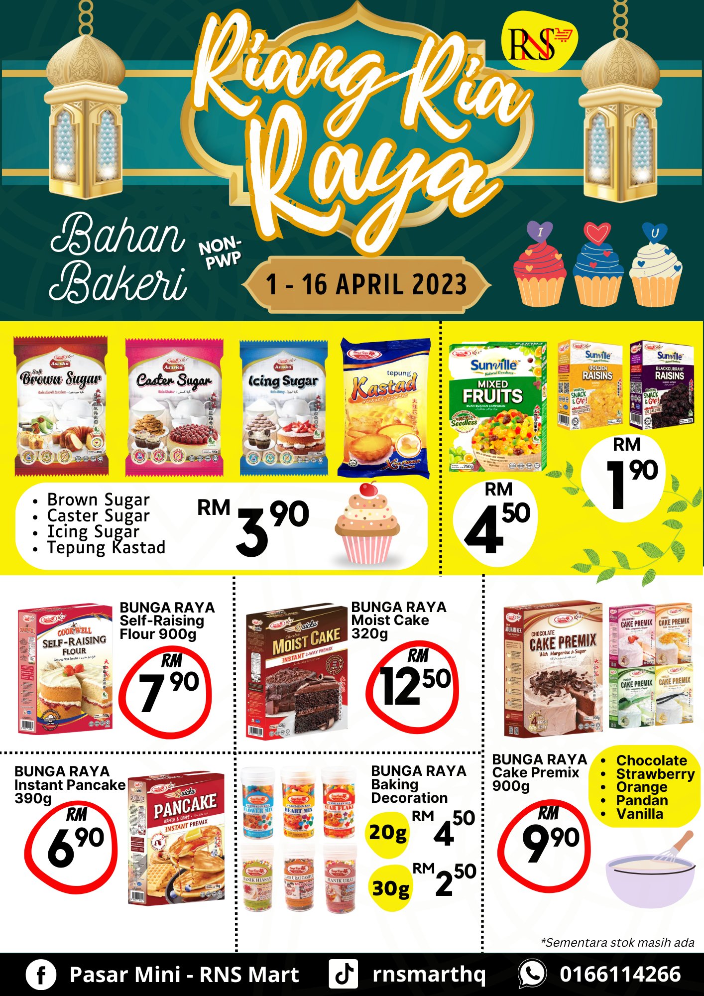 Lagi 2 minggu nak Raya, sudah ada... - Pasar Mini - RNS Mart
