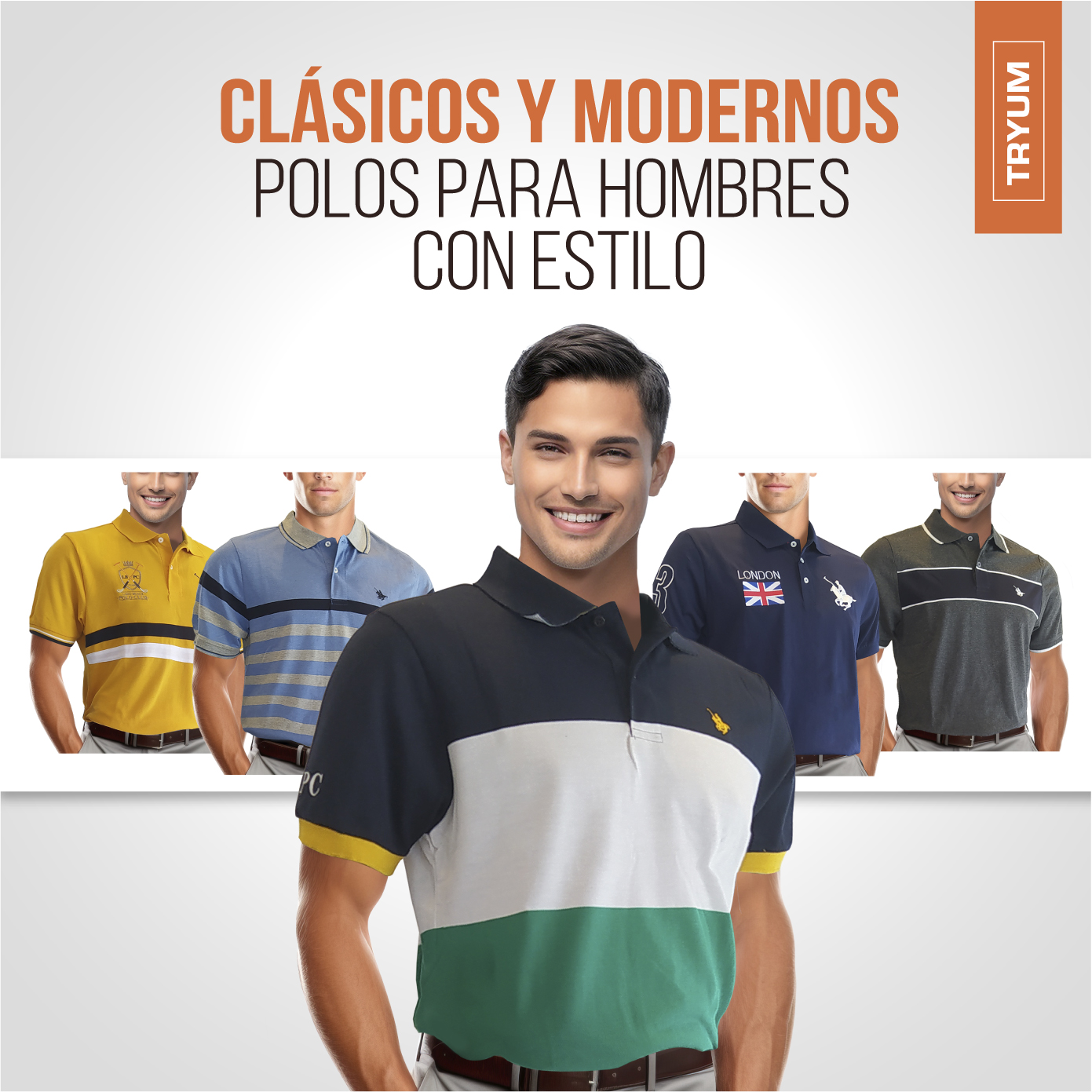 TRYUM - 👔💼 En el mundo de la moda masculina, los polos son... | Facebook