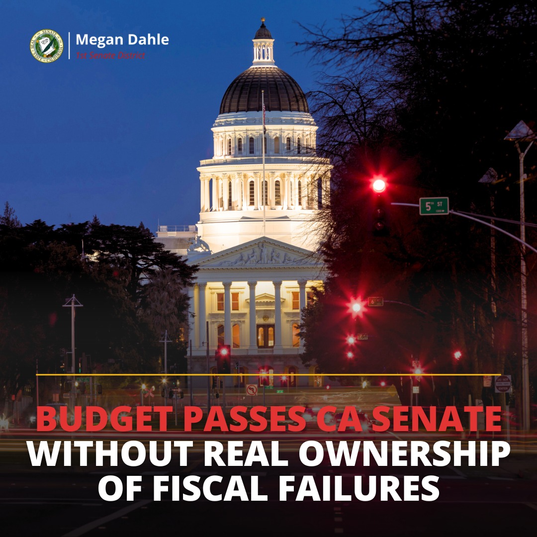 Senator - Today, I voted no on Senate Bill 101, the California Budget ...