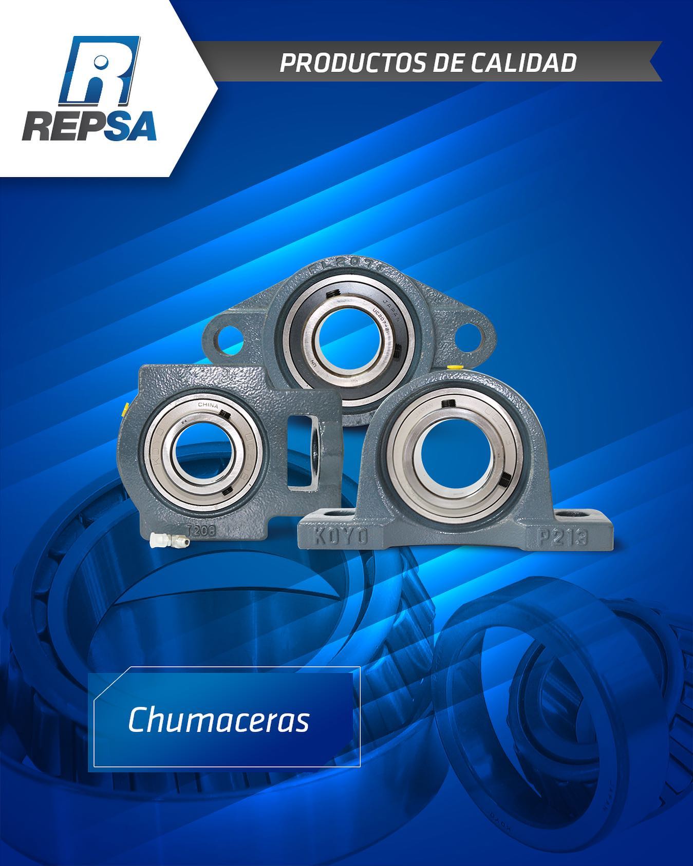 REPSA SV - ¡Conoce un poco más sobre chumaceras! Realizar...