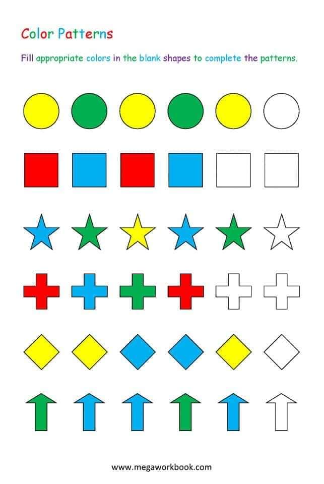 Sudarshan Kids - Pattern Recognition Worksheets for Grade...