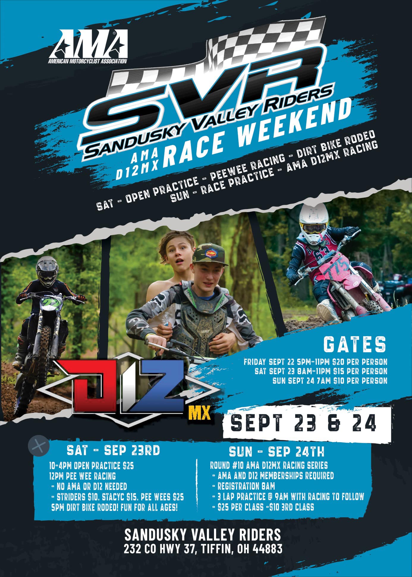 Sept 22,23,24 ! Coming up fast !... - Sandusky Valley Riders