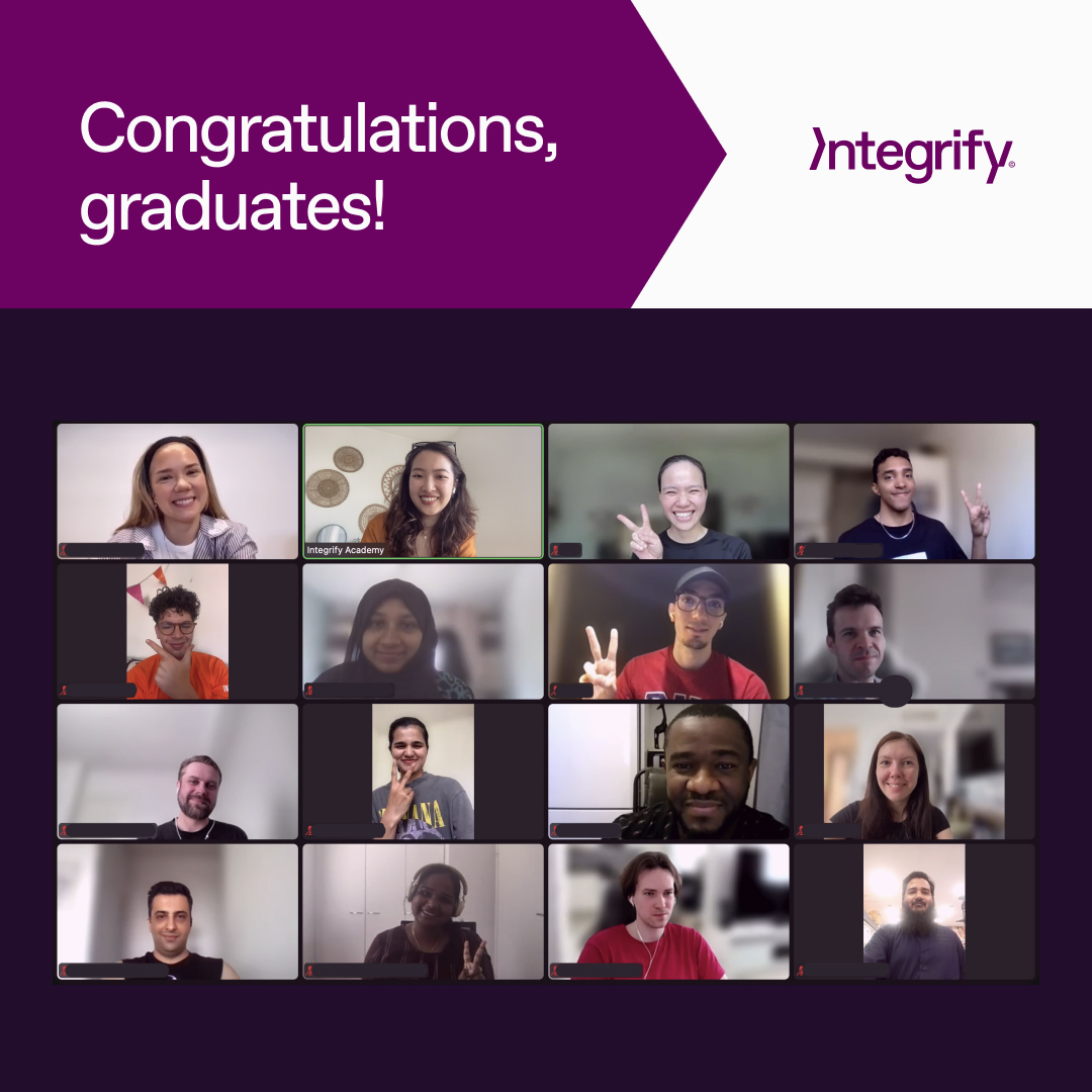 Congratulations to our graduates; you... - Integrify Academy
