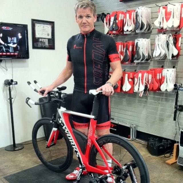 Gordon Ramsay - Picked up my @iamspecialized Shiv and got a @BGFit from ...