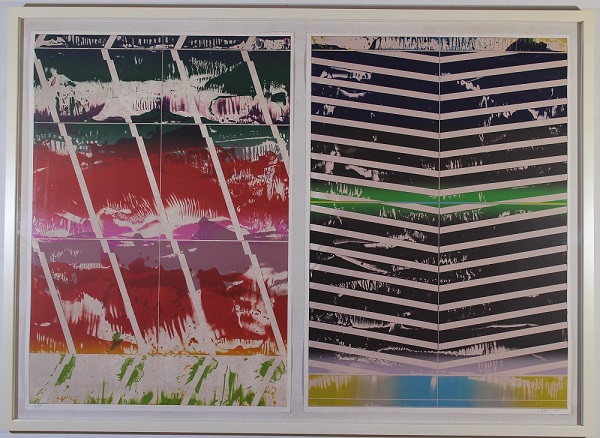 加納光於 illumination 1986 L-no-22 ＃458 リトグラフ 908×1254（二枚組）