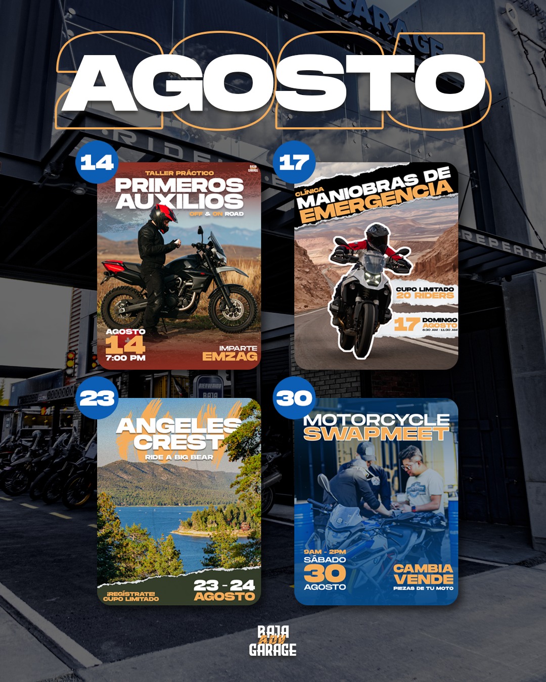 Baja - ¡Riders, agosto viene con todo para nuestra comunidad! 🤘🏼🔥 Te ...
