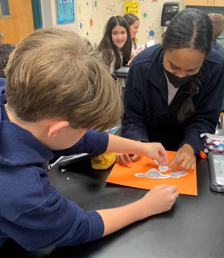 6th Graders work on... - All Saints Catholic School Sunrise