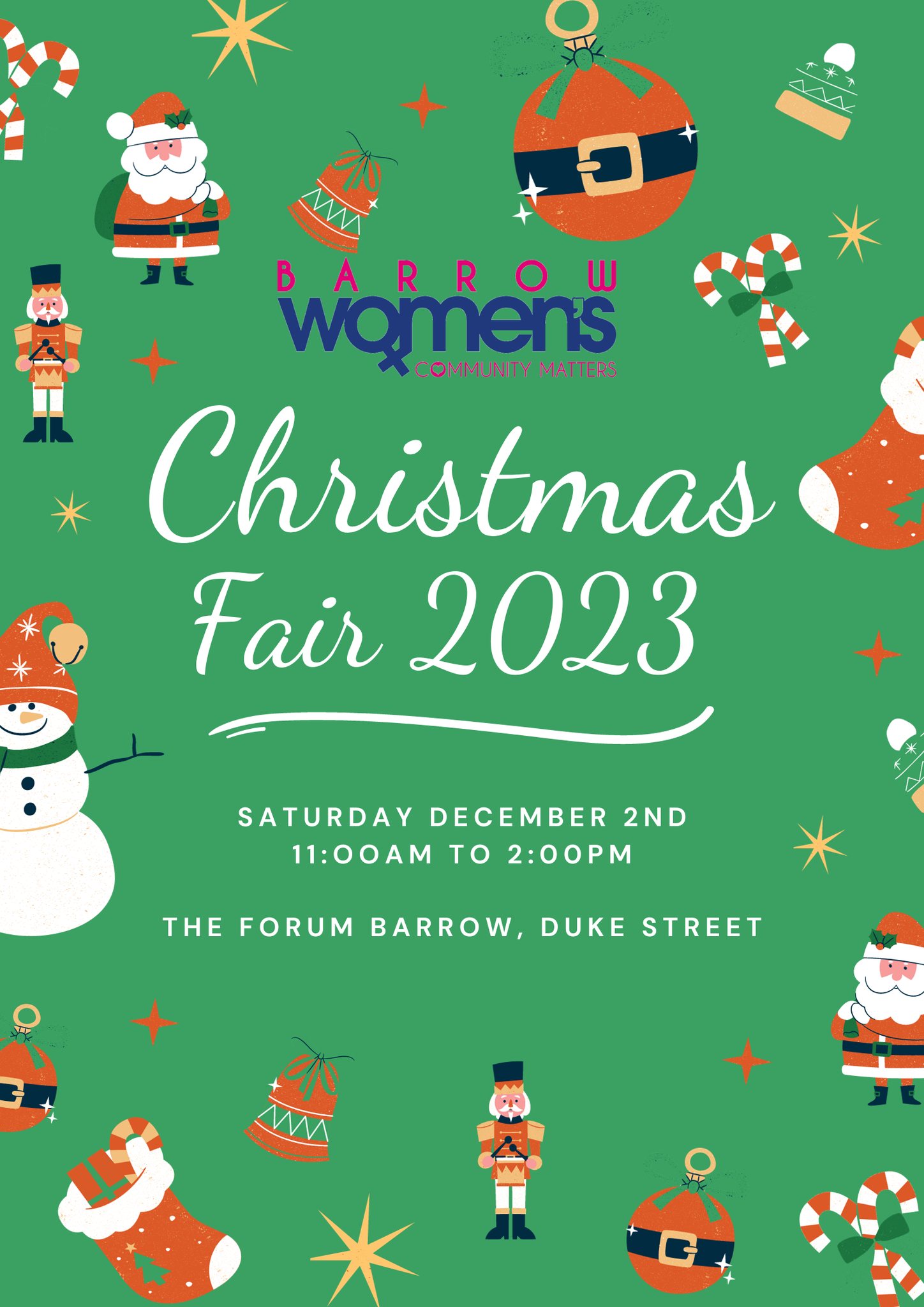 Women's - We are pleased to announce, thank you to BarrowFull, The ...