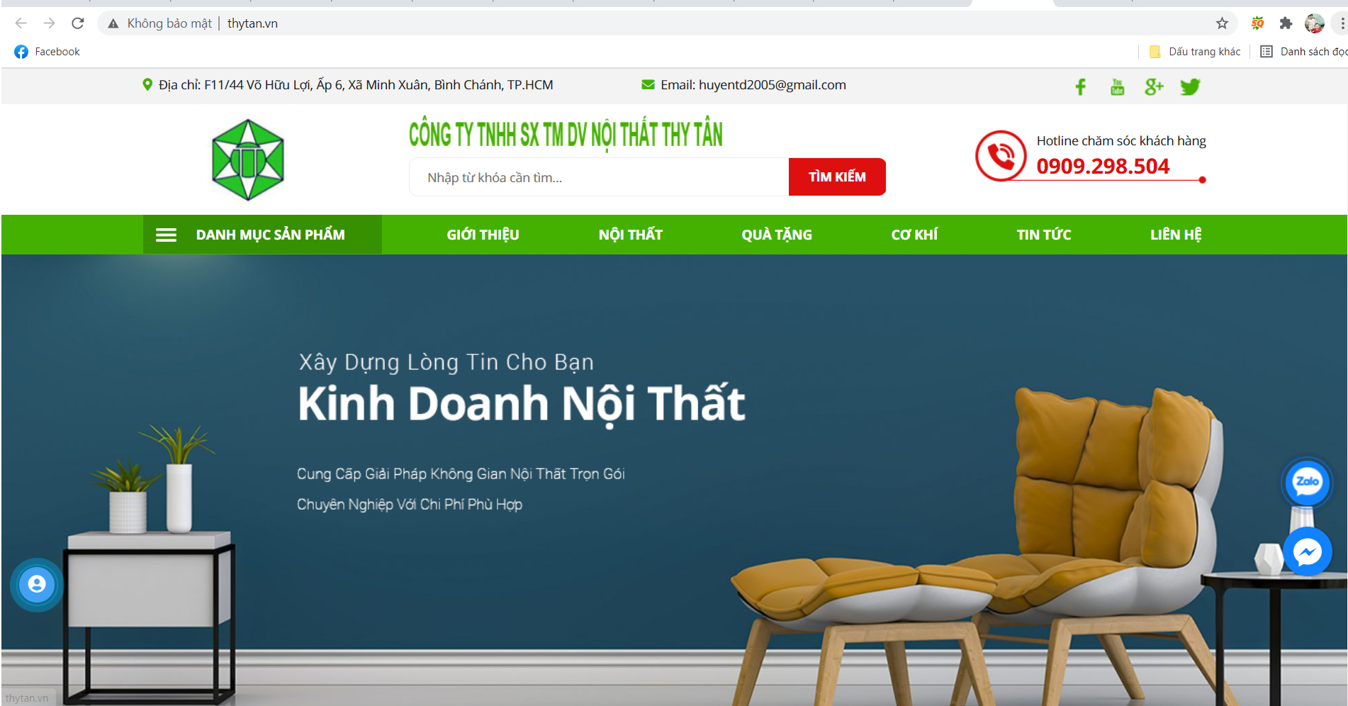 CÔNG TY TNHH SX TM DV NỘI THẤT THY TÂN | Ho Chi Minh City