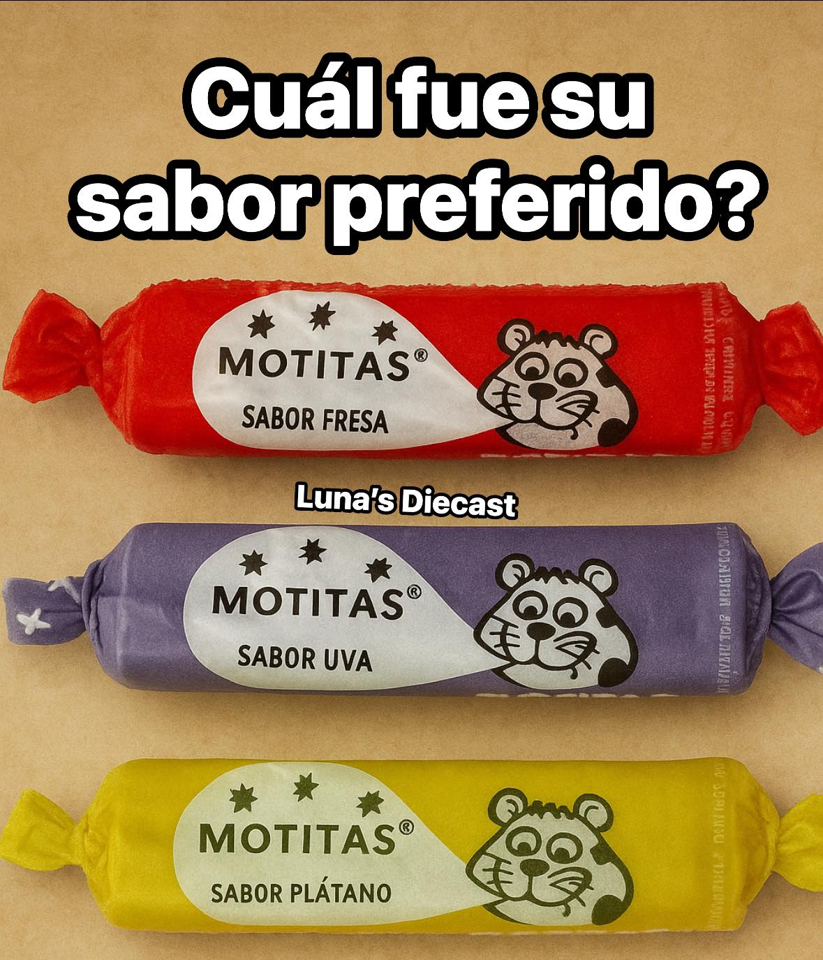 Luna's diecast - Cuál sabor de chicles motitas fue su... | Facebook