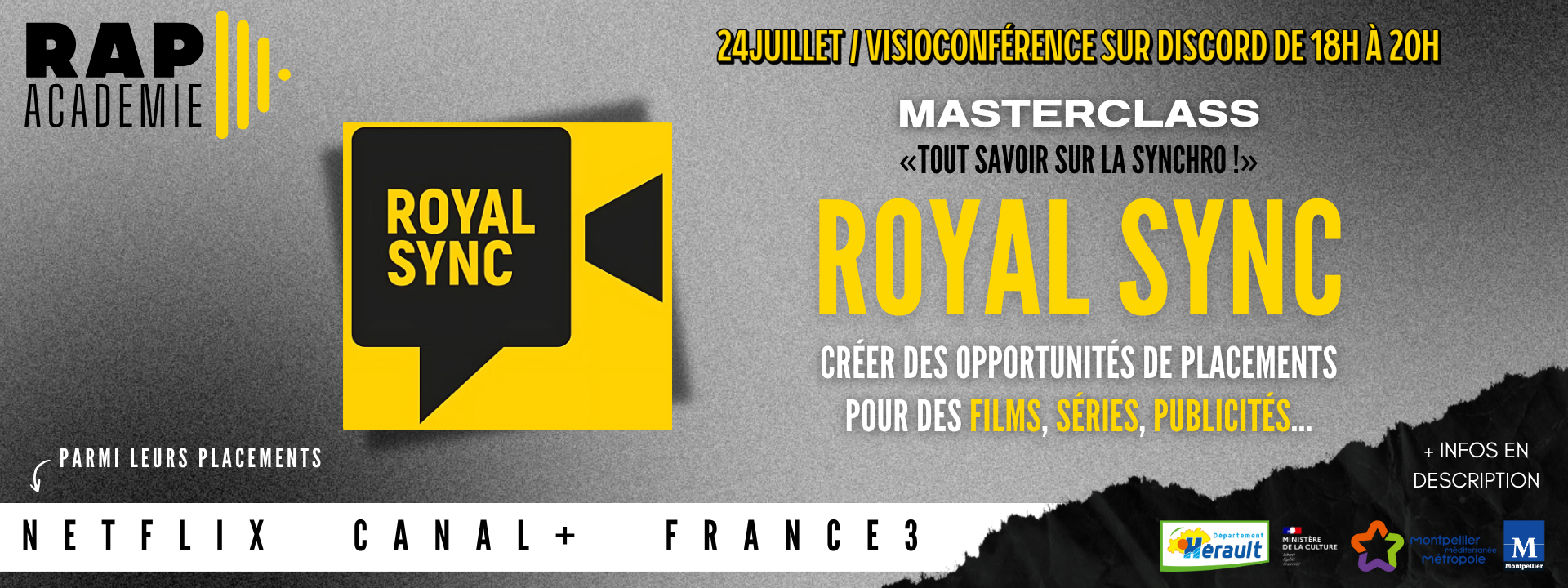 Rap - 🎤 Masterclass* exclusive : «Tout savoir sur la synchro !» avec ...