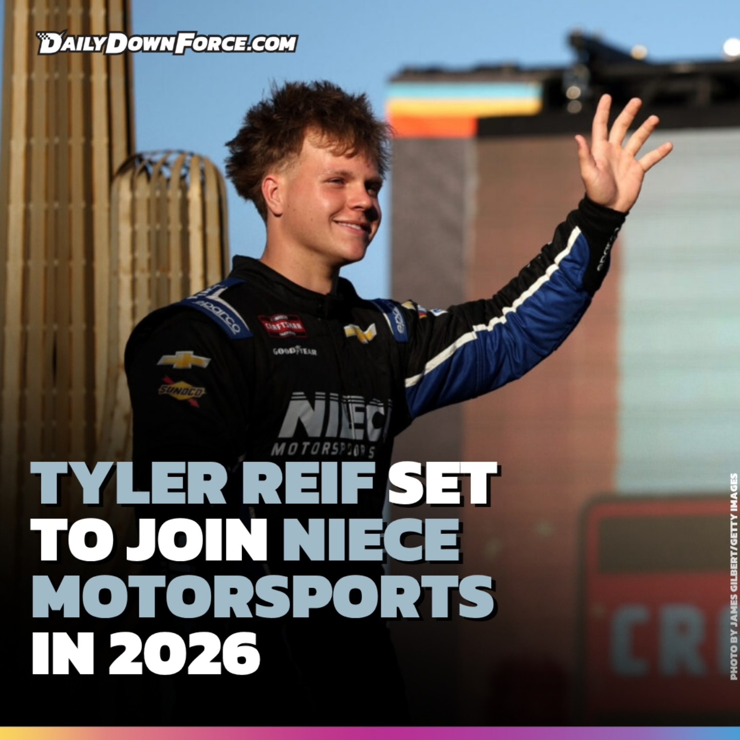 Niece Motorsports signed ARCA Menards Series driver Tyler Reif to