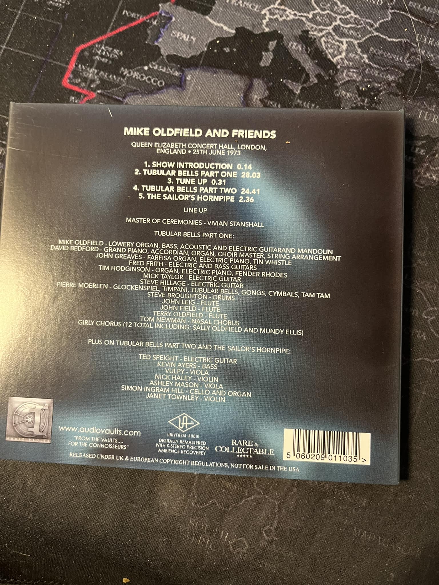 Mike Oldfield and friends going back to 1973