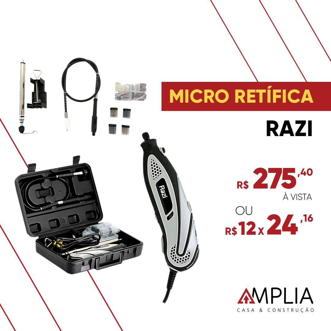 A Micro Retífica Razi é ideal... - Amplia Casa & Construção