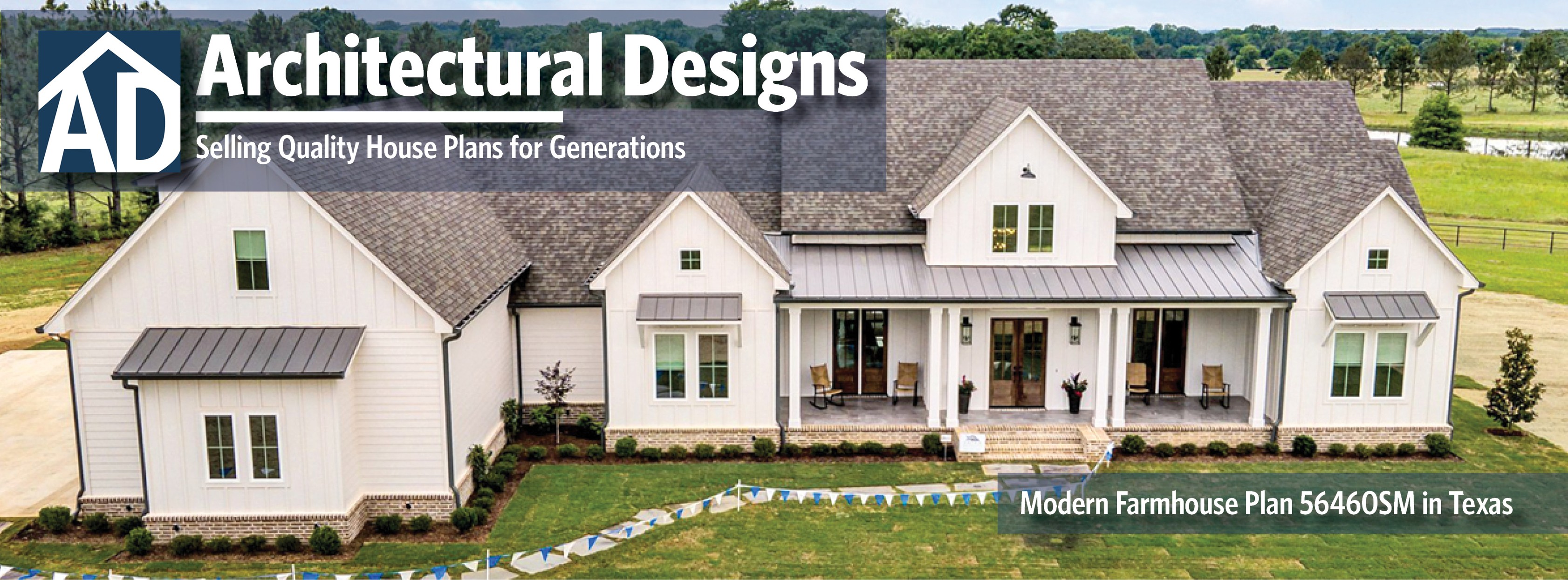 Architectural - Modern Farmhouse Plan #56460SM built by Yates