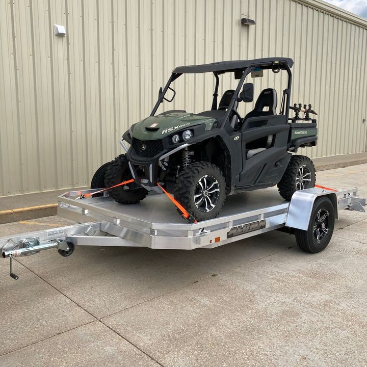 The Aluma 7712HSLR has pull out ramps... - CappsTrailers.com | Facebook