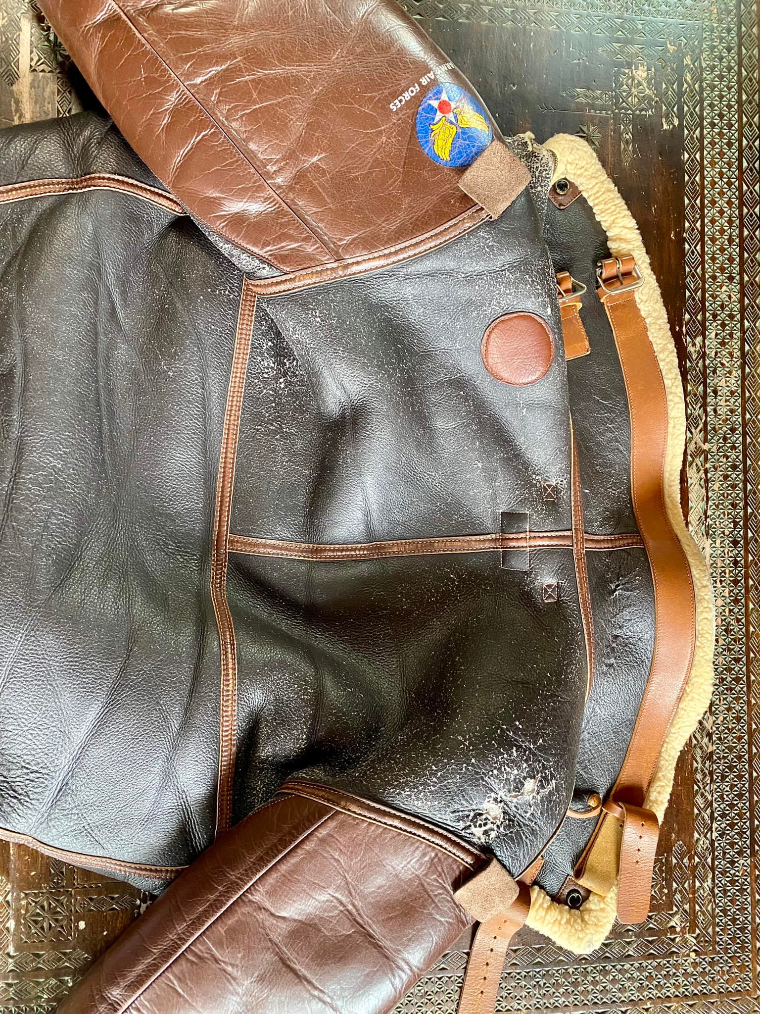 Eastman B3 leather jacket repair and maintenance options