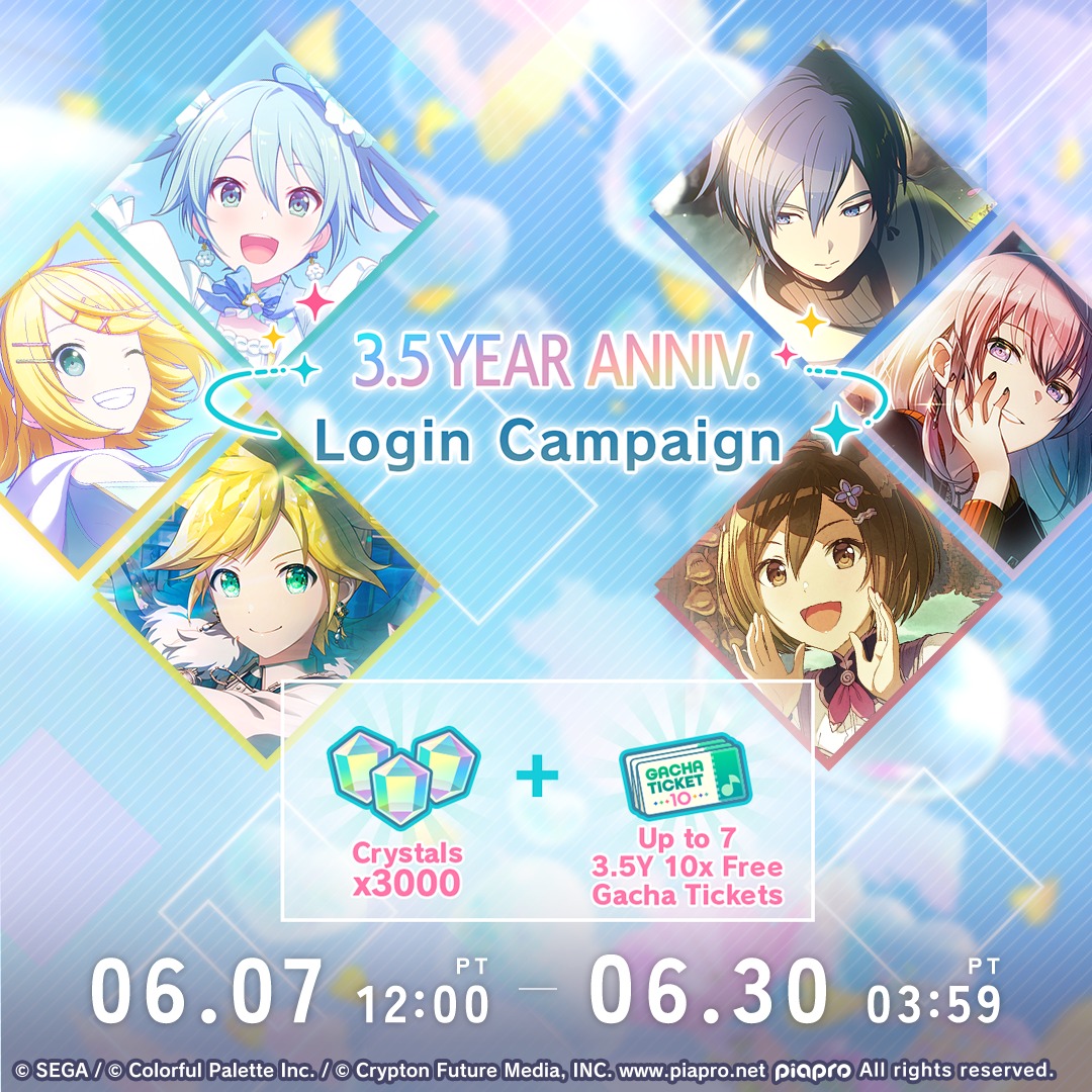 Project SEKAI COLORFUL STAGE! Japan Server 6th Anniversary