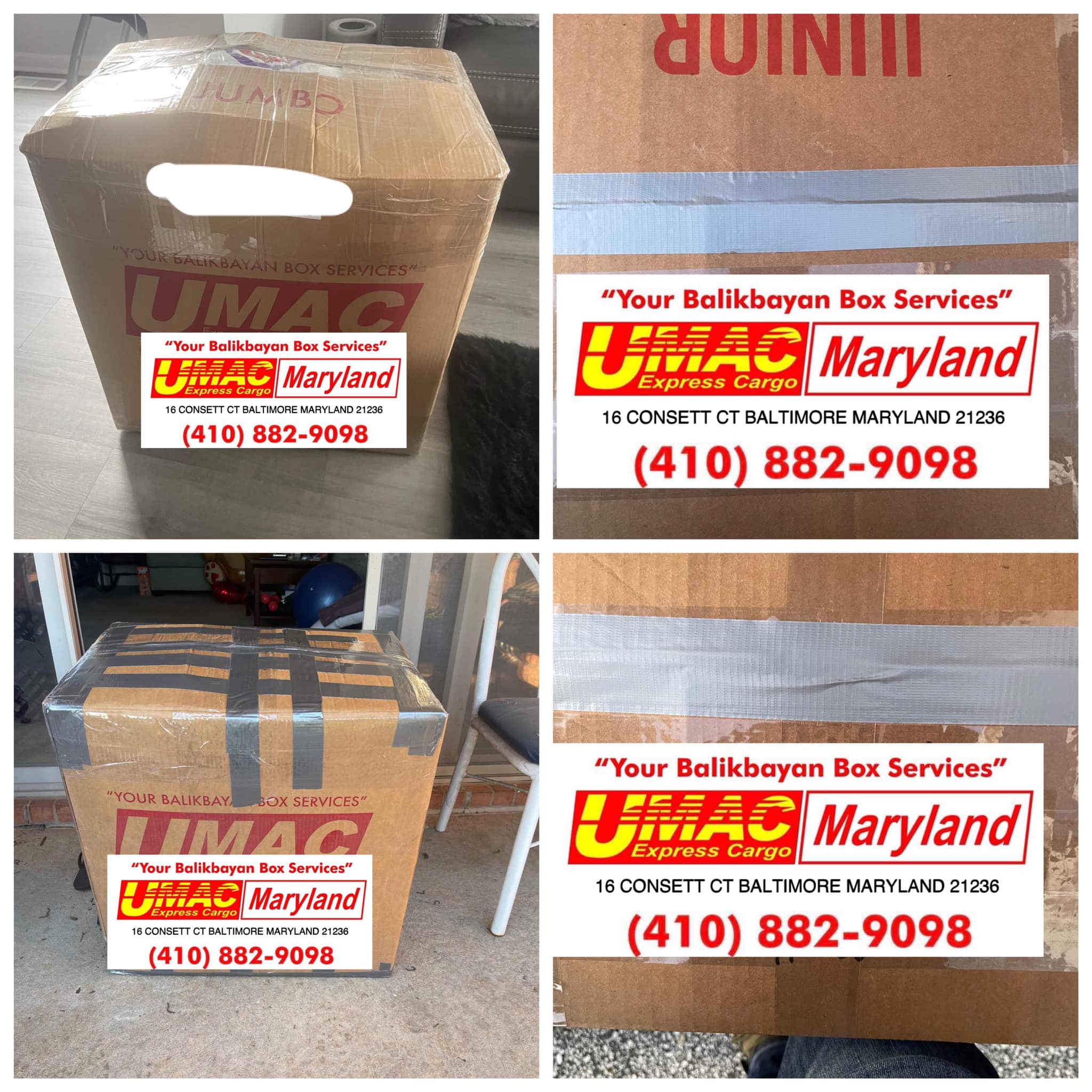 Umac Express Cargo for MD, DC, VA, & PA | Baltimore MD