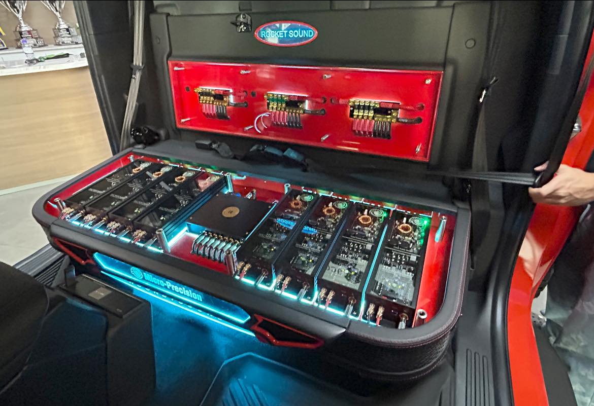 FORD Rapter…Pro installation by Rocket sound !! ดีไซน์งานติดตั้ง DSP ...