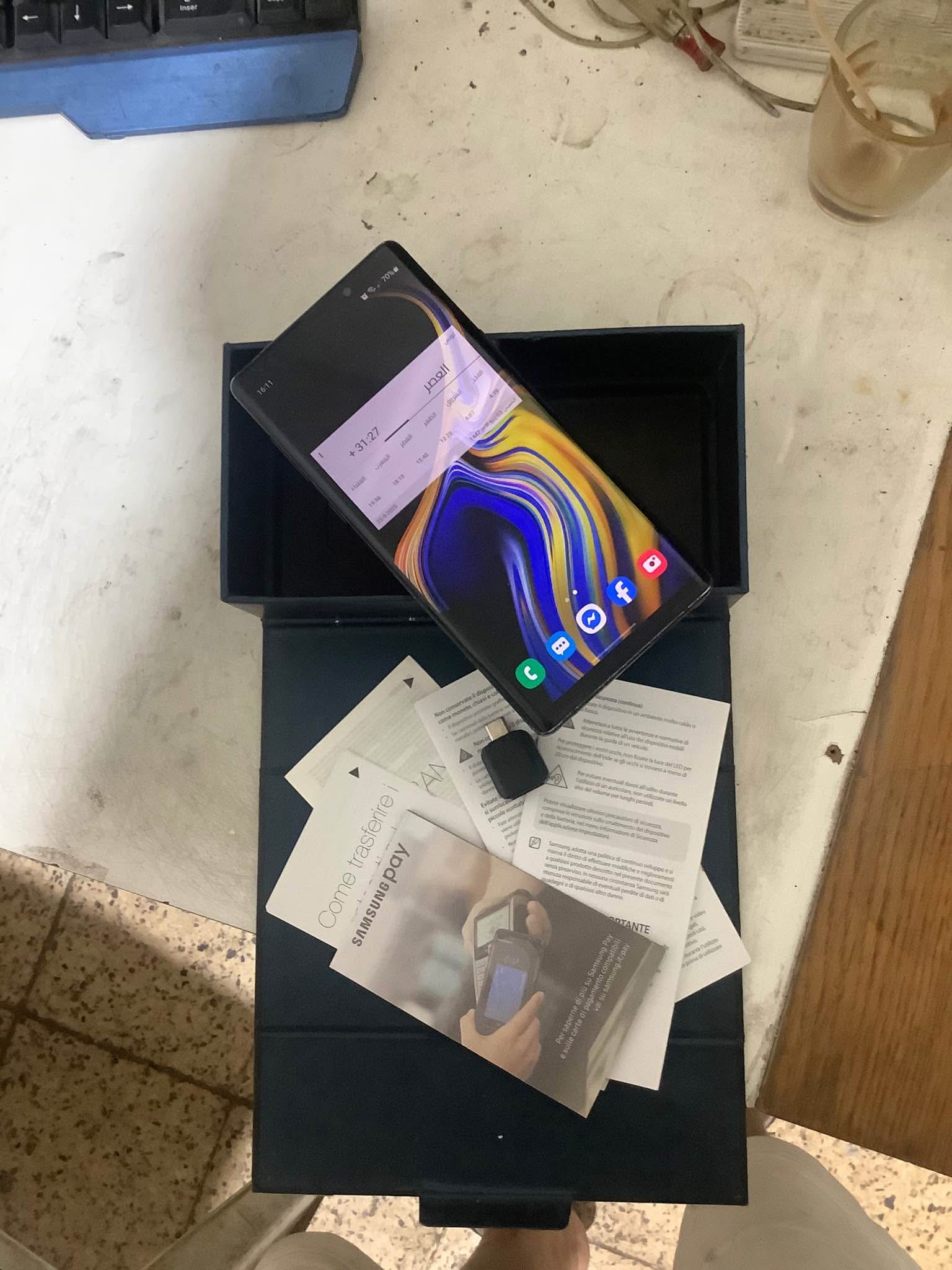 Samsung Galaxy note 9 - Cell Phones - Le Bardo | Facebook Marketplace ...