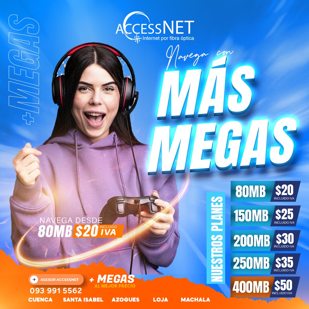 Accessnet.ec - 💯 Descubre una nueva dimensión de velocidad... | Facebook