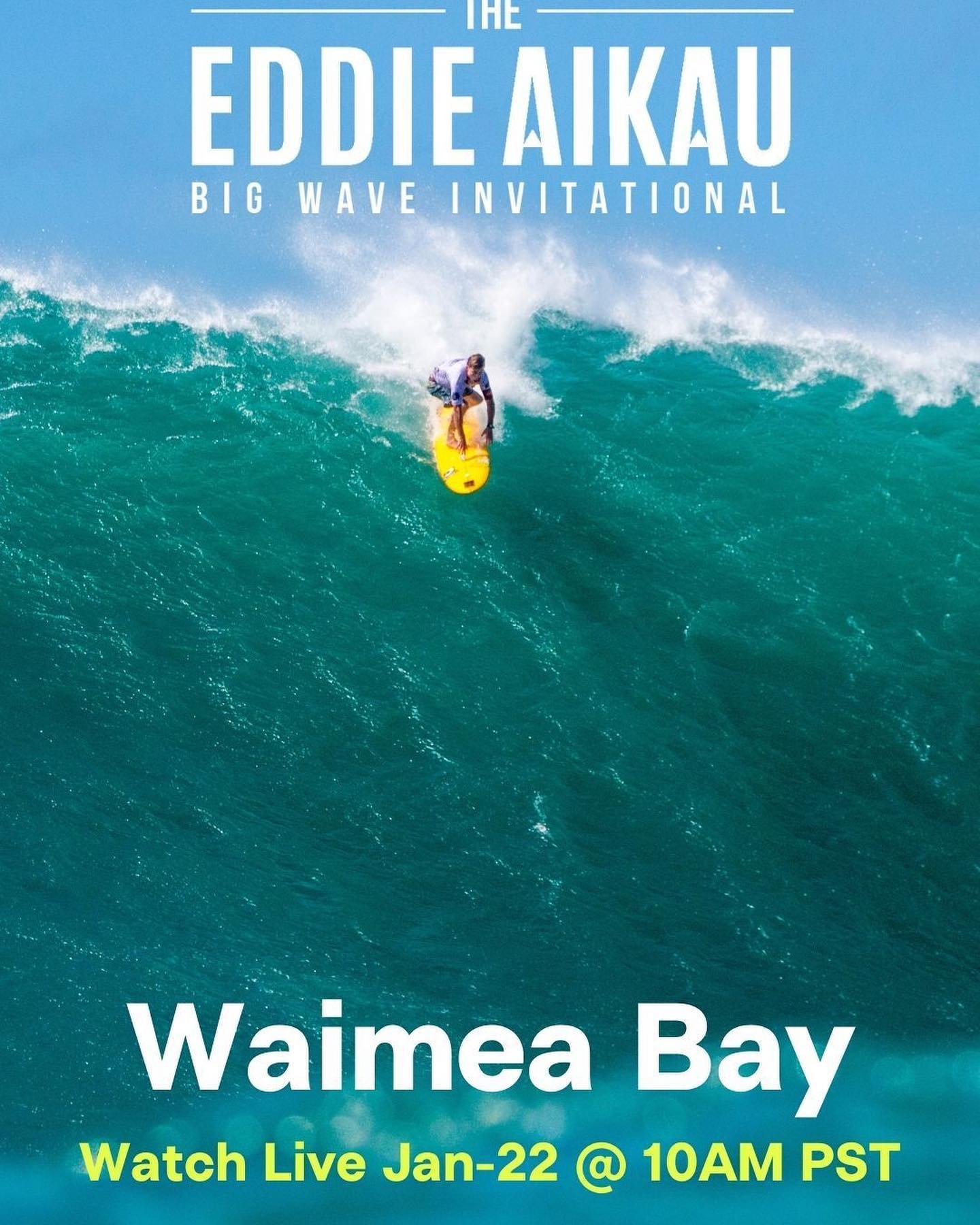 The Eddie Aikau Big Wave Invitational is ON! We are honored to