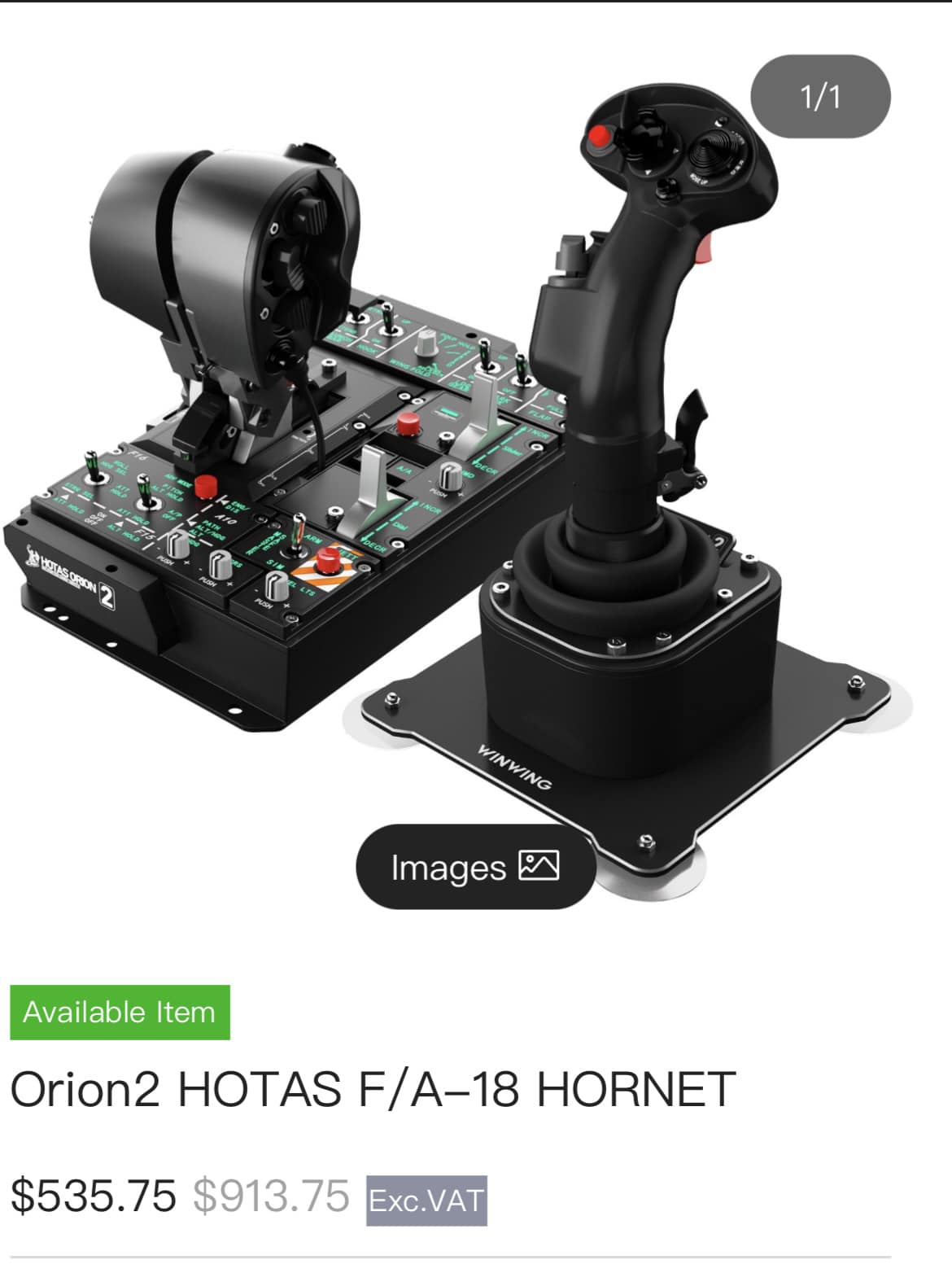 Finally received the Logitech X-56 HOTAS after using an old