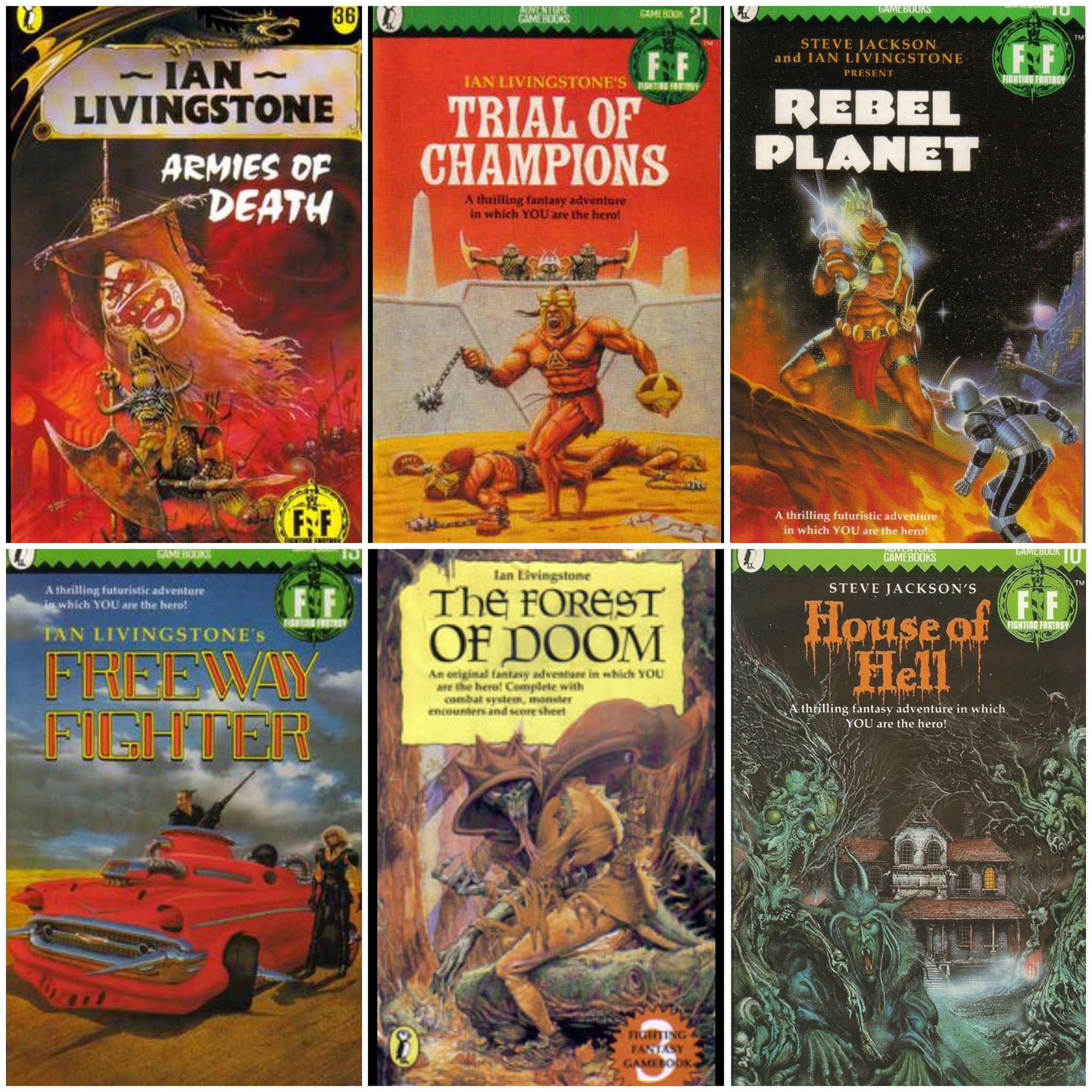 Fighting fantasy gamebook collection and nostalgia
