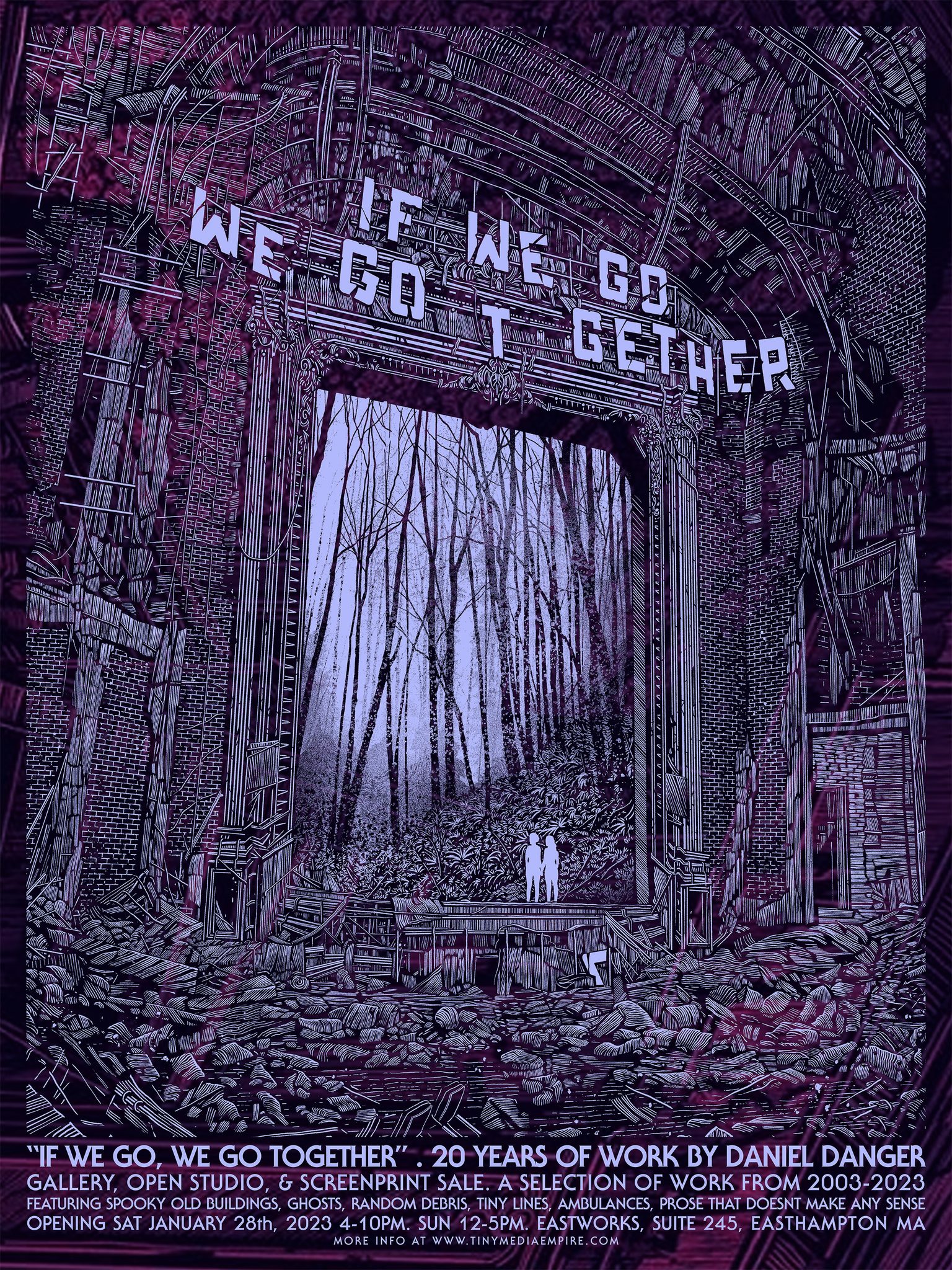 Daniel Danger's 20-year illustration and printmaking retrospective