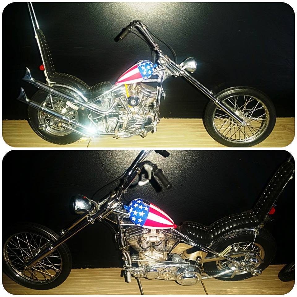 BikemodelMotor2 - โมเดล Easy rider ของ Franklin Mint สเกล...