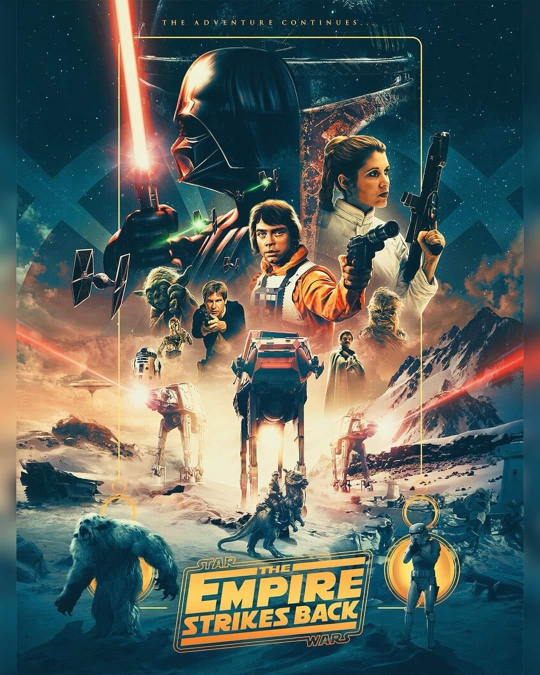 STAR WARS The Empire Strikes Back Variant by Ise Ananphada