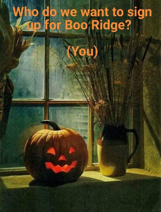 Boo Ridge Halloween Spooktacular Trail of Terror Run/Walk