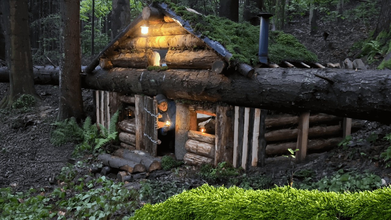Bushcraft Log Cabin | Facebook