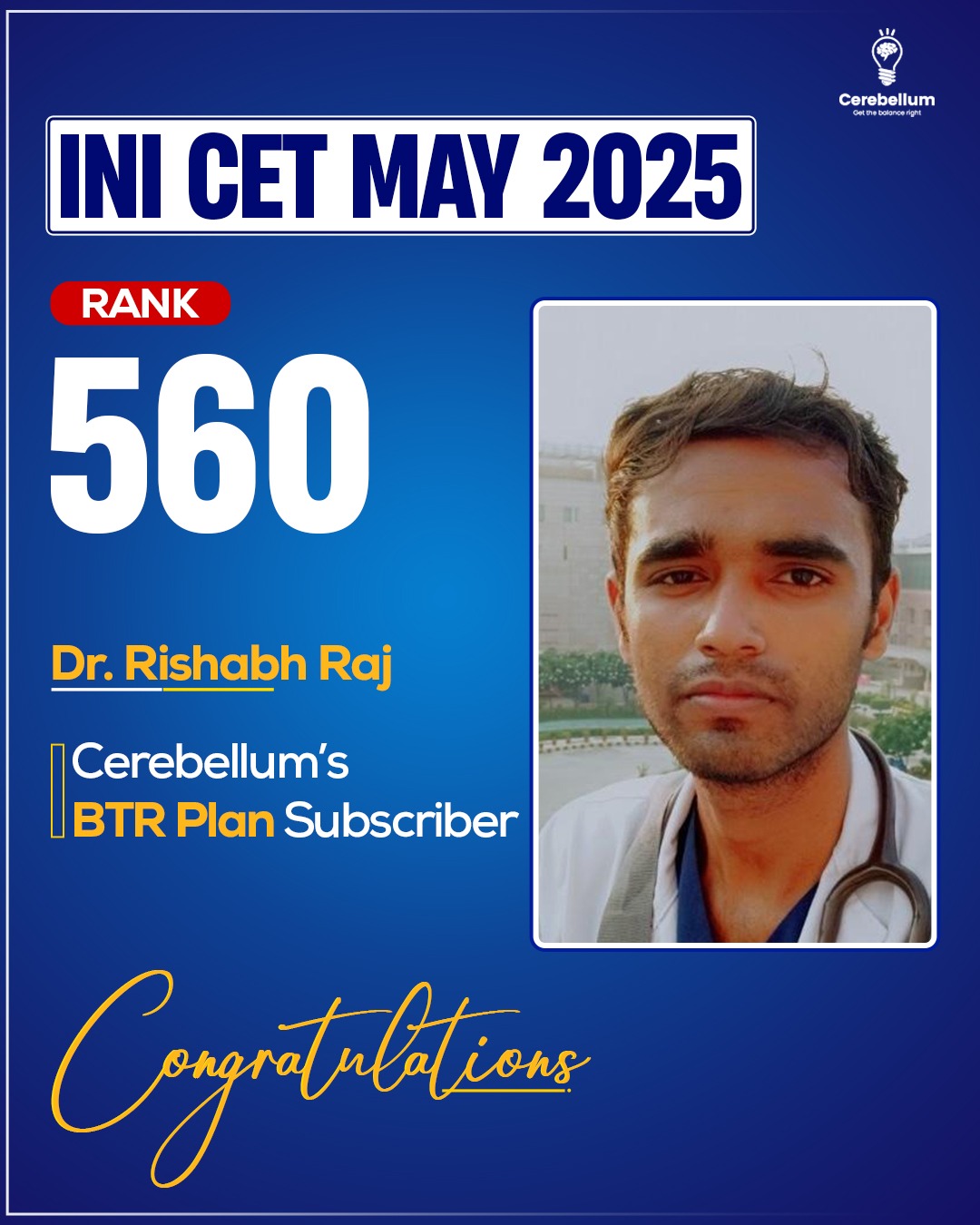 Cerebellum - INI CET May 2025 results have been released ...