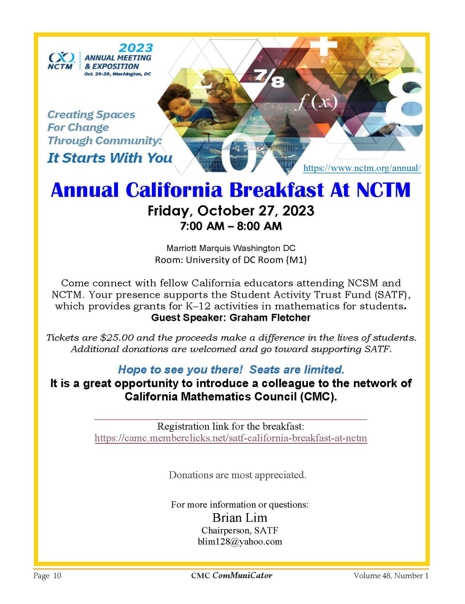 CMC - California Mathematics Council | Kentfield CA