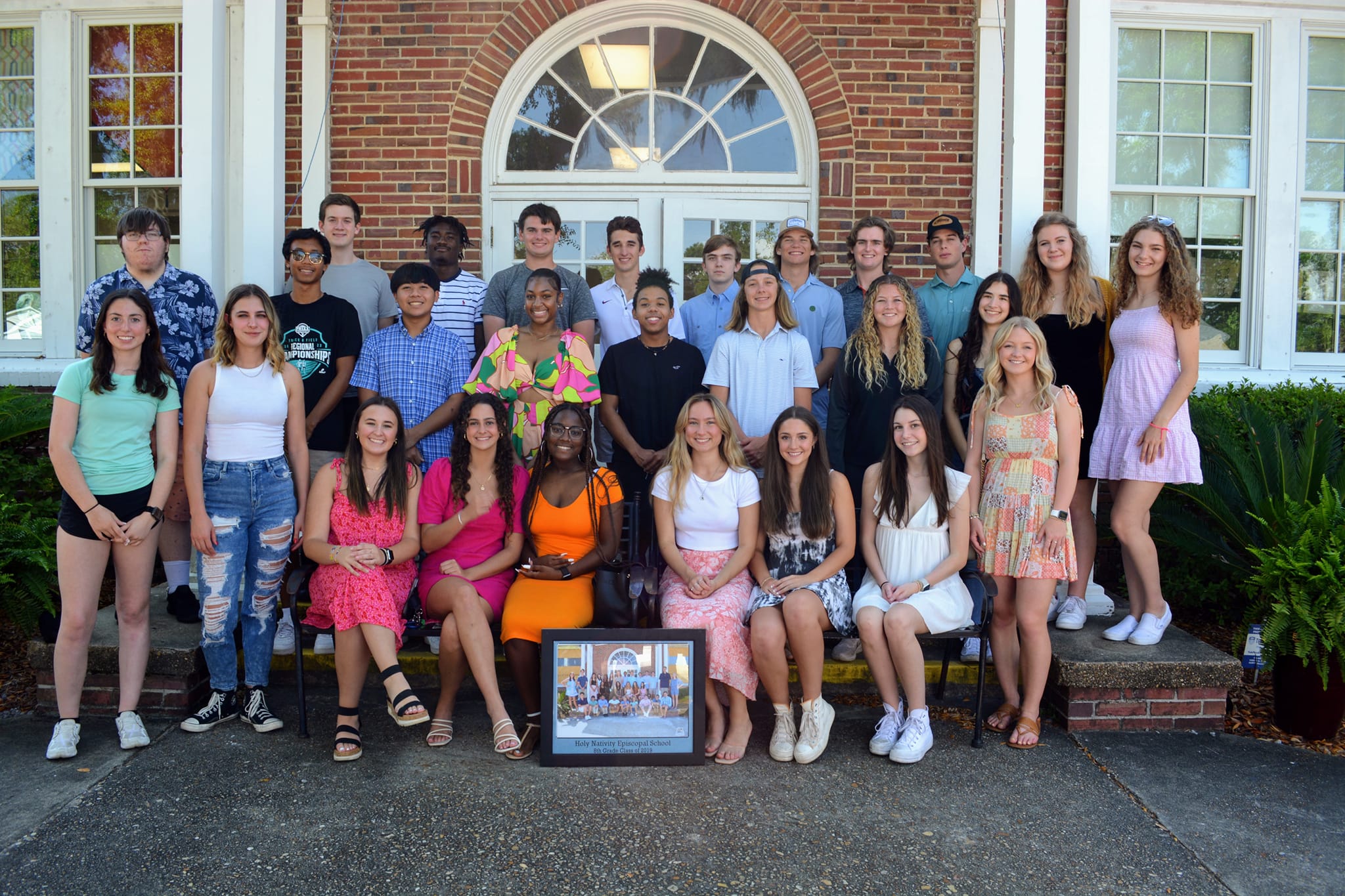 Holy - Our HNES 8th grade class of 2019 gathered on our historic steps ...