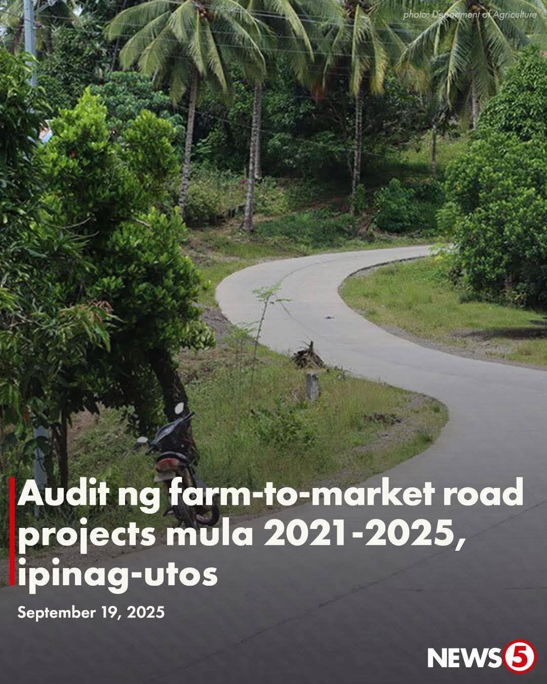 AUDIT NG FARM-TO-MARKET ROAD... - Laguna Trending News | Facebook