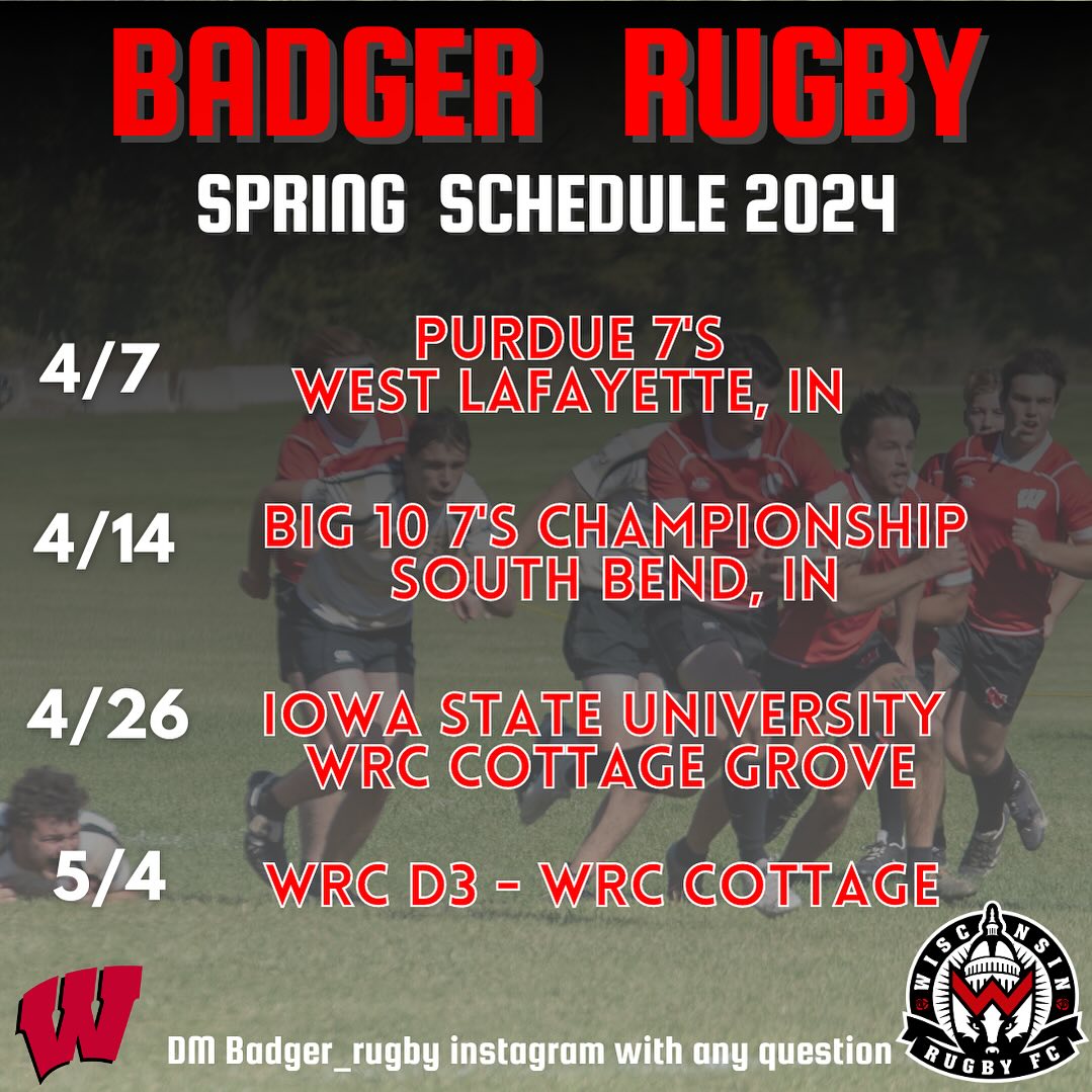 Our spring... - Rugby Football Club (University of Wisconsin)