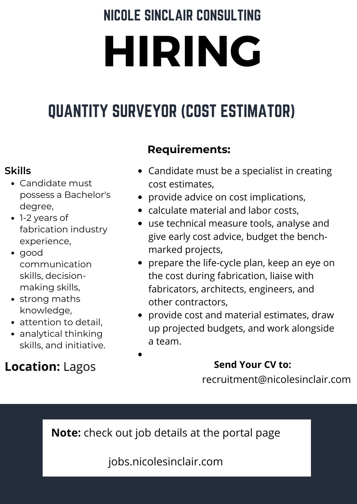 Nicole Sinclair Consulting | Lagos