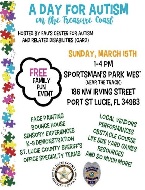 A Day for Autism Event... - Port St. Lucie Police Department