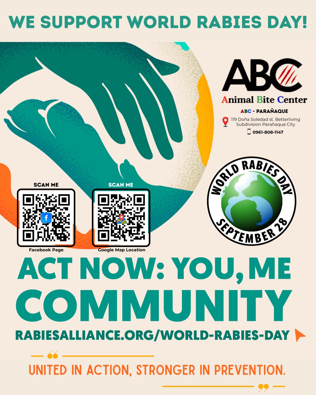 👉 September 28 is... - Animal Bite Center ABC - Paranaque | Facebook
