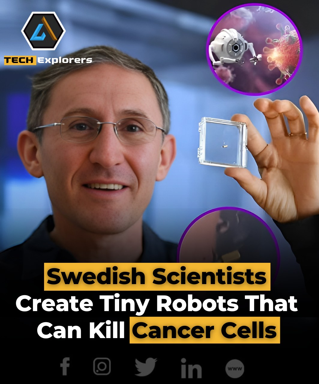 Tech - Swedish scientists have created tiny nanorobots from amino acids ...